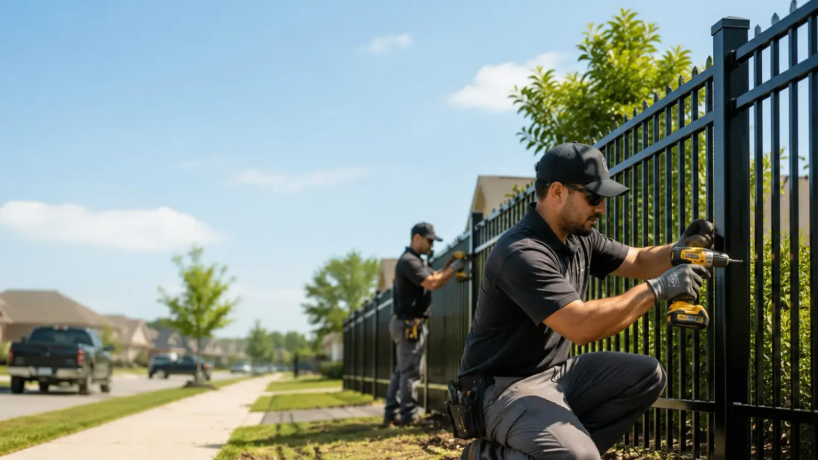 Metal Fence Installation in Louise, TX